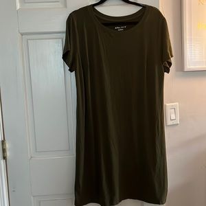 Ava & Liv Olive Green Cloth Dress